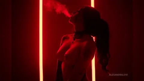 AlesandraLovi — Red reveals.