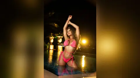 ZoeVillalobos — this bikini is coming off