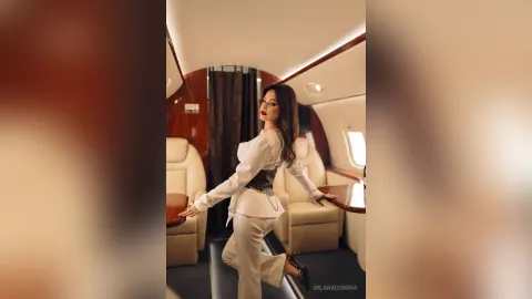 MilanaDomina — Mistress Milana in Private Jet 🛩️