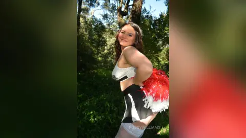 RossyWilliams — a very mischievous cheerleader
