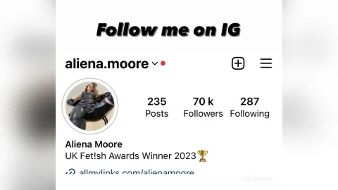 AlienaMoore — IG