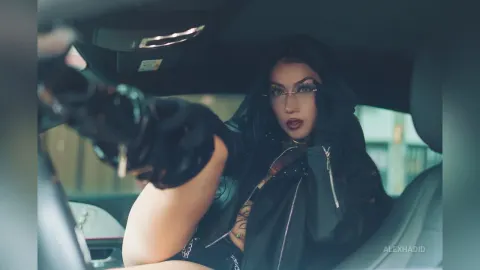 AlexHadid — Being Free/Leather Jacket. 😎