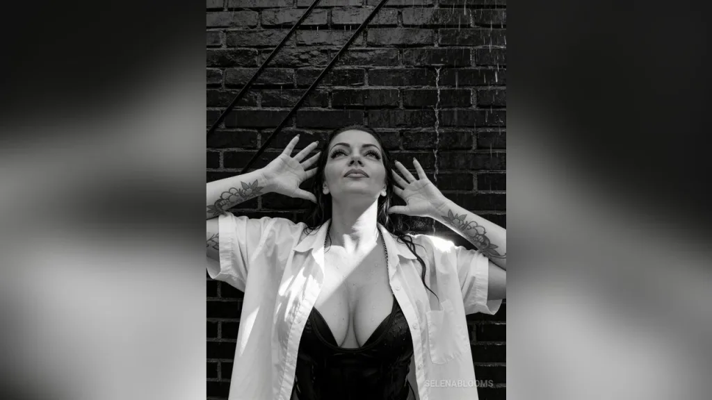 SelenaBlooms — Black and white