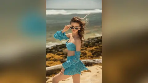 AlesandraDaSouza — Blue is the summers color