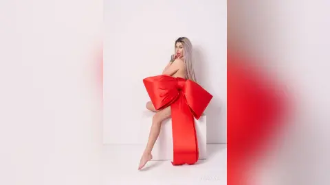 NickiBloom — red big bow