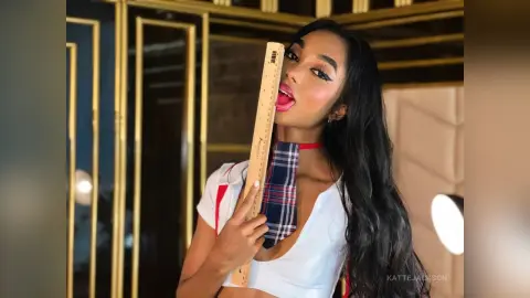 KatteJackson — Sexy school girl!