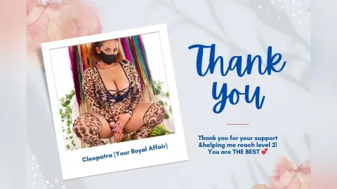LareineCleo — Thank you Cards