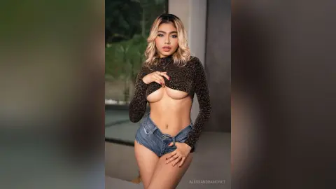 AlessandraMonet — this booty needs a spanking
