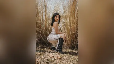 AlexaWane — dress and boots 🤭