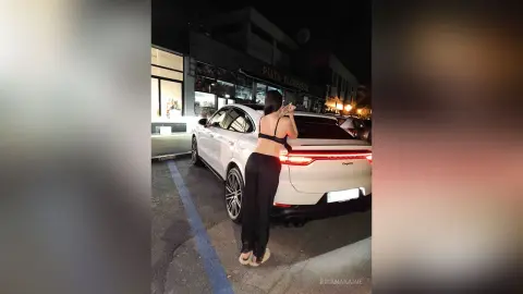 BrianaKaine — Night glowing lights