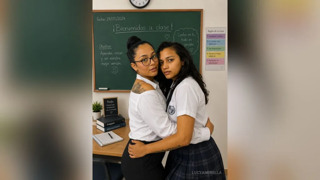 LucyAndBella — my teacher and me