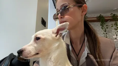 CarlynKernell — Watching the world go by with my dog
