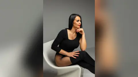 AngelinaKunis — Lady in black