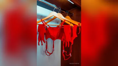 MeredithRose — RED LINGERIE