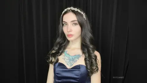 KaylaArt — in a blue dress