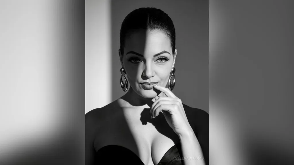SelenaBlooms — Black and white