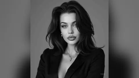 Chloe — B&amp;W portrait 🖤
