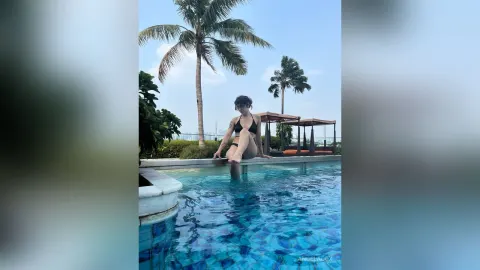 AngelaCox — VACATION IN THE POOL