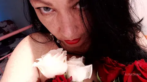 AuraCrina — Red and White Roses (love or passion?:)