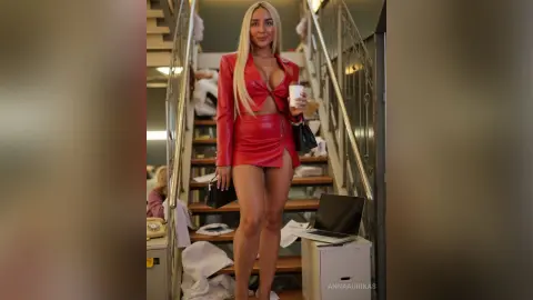 AnnaAurikas — lady in red #latex