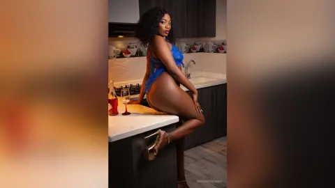 NahomyGreen — sexy in the kitchen