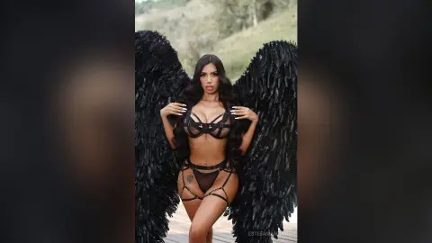 EstefaniaBrown — Black angel