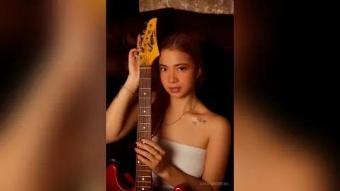 SashaHerrera — Leather Jacket &amp; Guitar 🤘🏻