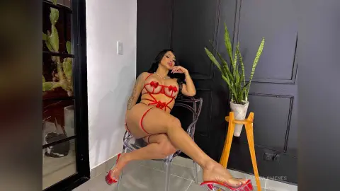 BrendaJimenes — hot red lingerie