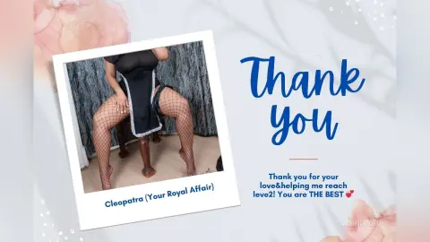 LareineCleo — Thank you Cards