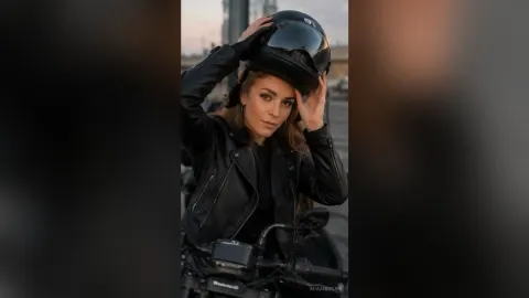 MiaAndrian — black leather