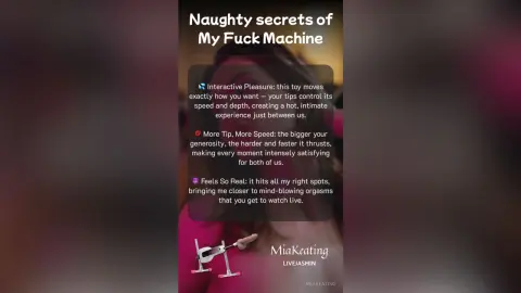 Informative text overlay about a pleasure toy's features on a soft pink background.