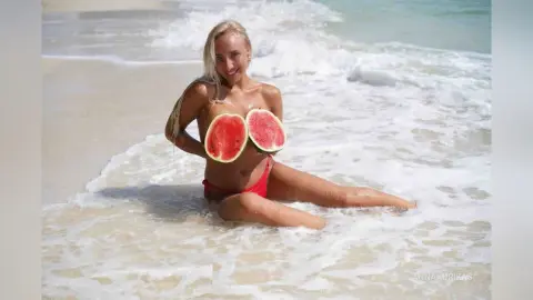 AnnaAurikas — hottie on the beach 