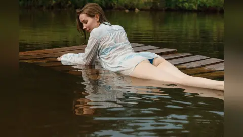 KristinaAmila — in the water