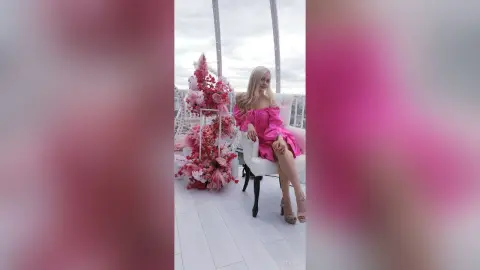 DianeDavies — Pink dress