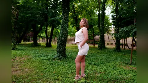 StephanieNoir — Joy in nature among the green trees.