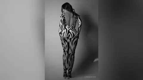 LoreneMoore — zebra dress 😍😈
