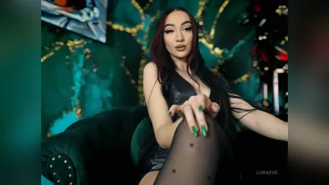 LoraEve — Leather fetish! 