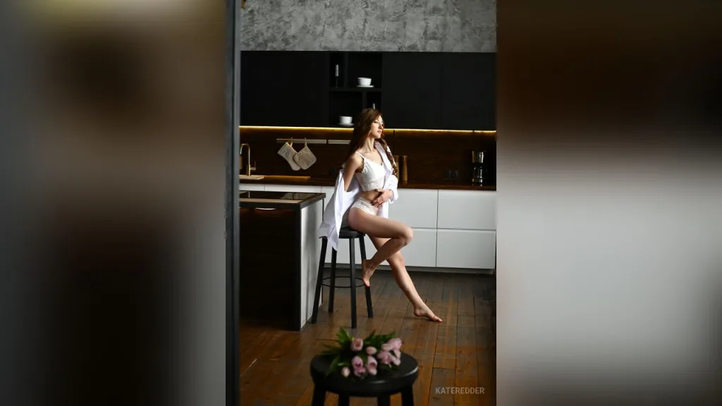 KateRedder — Lace white lingerie