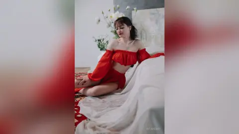 RitaDerry — red dress