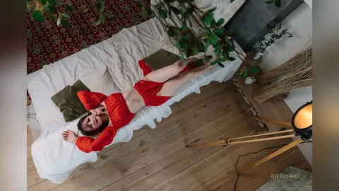 RitaDerry — red dress