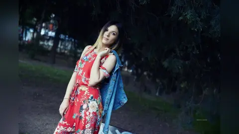 Rebecca — In the park..