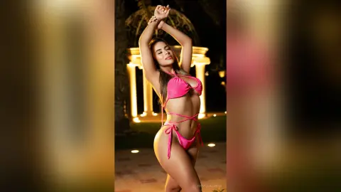 ZoeVillalobos — this bikini is coming off