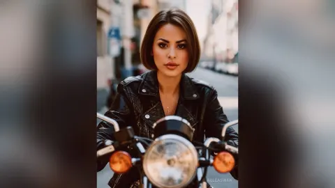 AgleaSwan — Leather jacket