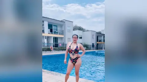 AngieBlackmore — pool time