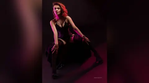 MonicaBedoya — black and red