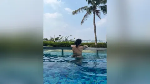 AngelaCox — VACATION IN THE POOL