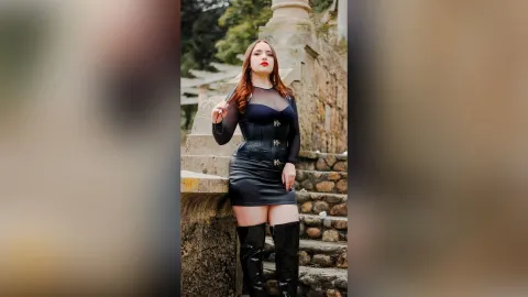 VioletWayne — Leather outfit