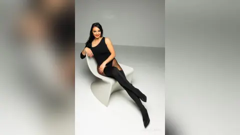 AngelinaKunis — Lady in black