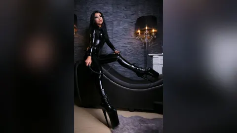 EleniaDevons — Black PVC