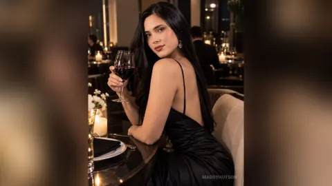 MaddyHutson — 𝒞𝑜𝓂𝑒 𝓈𝒾𝓉 𝒸𝓁𝑜𝓈𝑒𝓇… 𝒹𝒾𝓃𝓃𝑒𝓇 𝒾𝓈 𝓌𝒶𝒾𝓉𝒾𝓃𝑔 💋